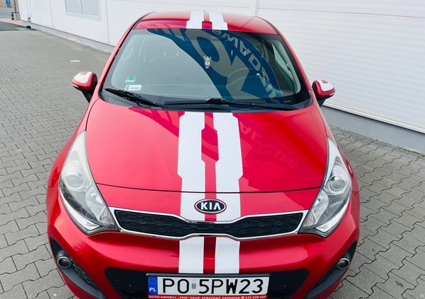 Kia Rio cena 18500 przebieg: 213000, rok produkcji 2012 z Poznań małe 79